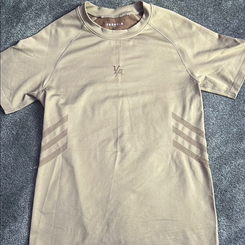 YoungLA Tan Iron Compression T Shirt